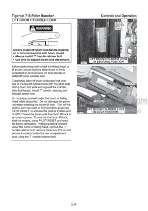 Photo 12 - Tigercat 718 Operators Manual Feller Buncher 15810A 24548A