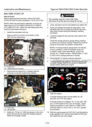 Photo 6 - Tigercat 720G 724G 726G Operators Manual Feller Buncher 43586AENG