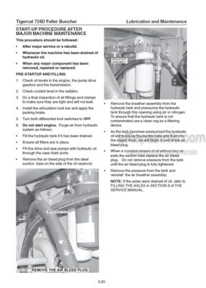 Photo 11 - Tigercat 724D Operators Manual Feller Buncher 17399A 24669A