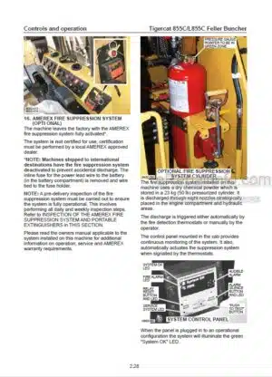 Photo 5 - Tigercat 855D L855D Operators Manual Feller Buncher 47654AENG