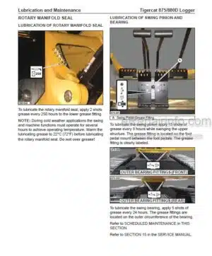 Photo 5 - Tigercat 875 880D Service Manual Logger 43555AENG