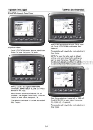 Photo 1 - Tigercat 880 Operators Manual Logger 36952AENG