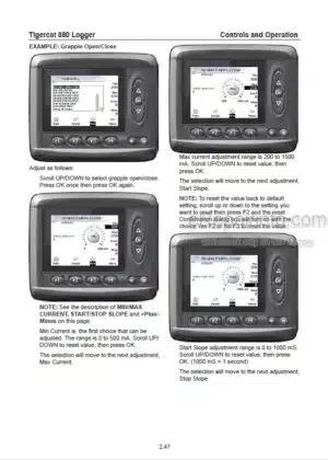 Photo 10 - Tigercat 880 Operators Manual Logger 36952AENG