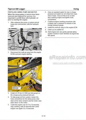 Photo 12 - Tigercat 880 Service Manual Logger 36953AENG