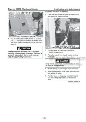 Photo 6 - Tigercat C640C Service Manual Clambunk Skidder 23827A