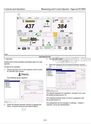 Photo 1 - Tigercat D5 Prio Operators Manual Measuring And Control System 43637AENG
