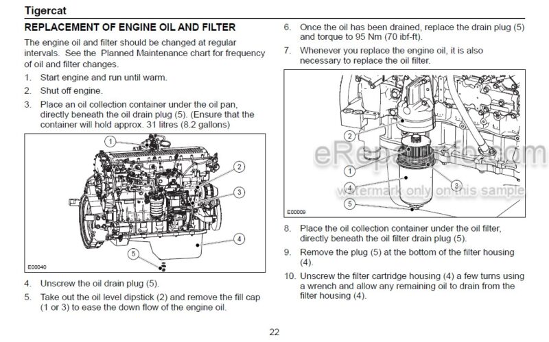 Photo 1 - Tigercat FPT C13 Tier 2 Operation And Maintenance Manual Engine 53880AMUL