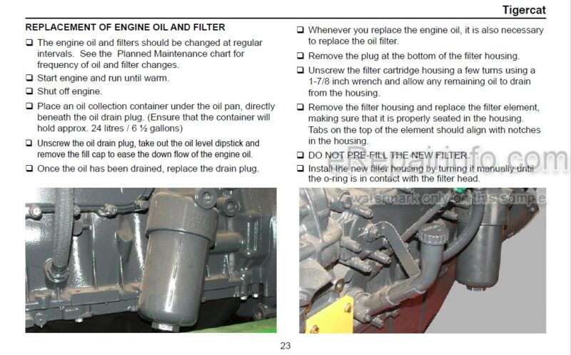 Photo 1 - Tigercat FPT C87 Tier 2 Operation And Maintenance Manual Engine 47512AMUL