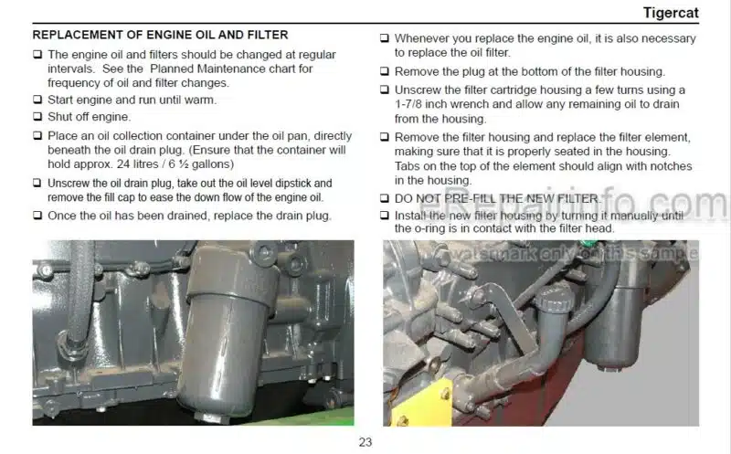 Photo 1 - Tigercat FPT C87 Tier 2 Operation And Maintenance Manual Engine 47512AMUL
