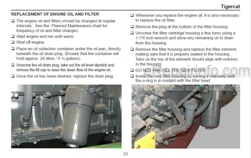 Photo 1 - Tigercat FPT C87 Tier 4F Operation And Maintenance Manual Engine 44554AMUL