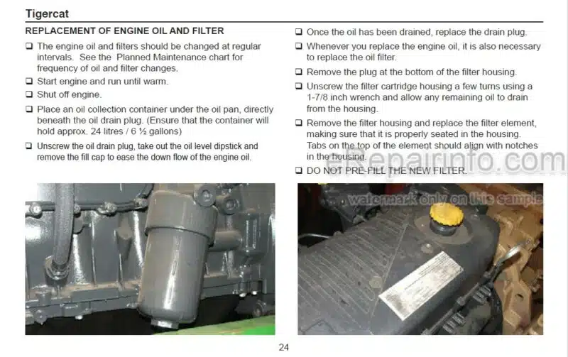 Photo 1 - Tigercat FPT C87 Tier 4I Operation And Maintenance Manual Engine 42058AMUL