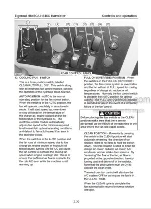 Photo 6 - Tigercat H825D LH821D Operators Manual Harvester 717AENG