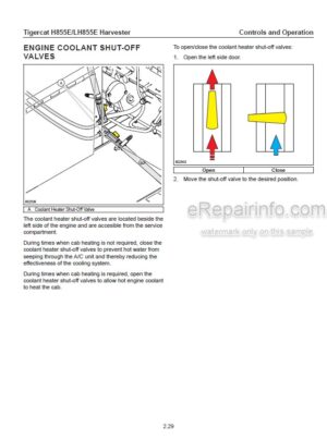 Photo 5 - Tigercat H860C H870C LH870C Operators Manual Harvester 25198A
