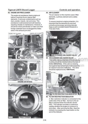 Photo 6 - Tigercat S720G Operators Manual Feller Buncher 54545AENG