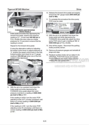 Photo 6 - Tigercat M726D Service Manual Mulcher 24260A