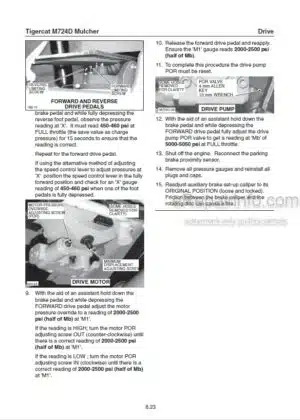 Photo 1 - Tigercat M724D Service Manual Mulcher 21325A