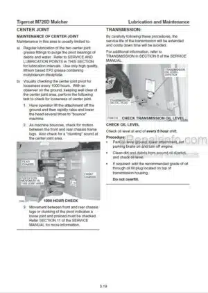 Photo 1 - Tigercat M726D Service Manual Mulcher 24260A