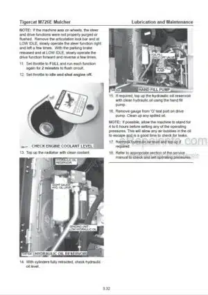 Photo 1 - Tigercat M726E Service Manual Mulcher 29848A