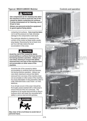 Photo 2 - Tigercat M822C LM830C Operators Manual Mulcher 0729A