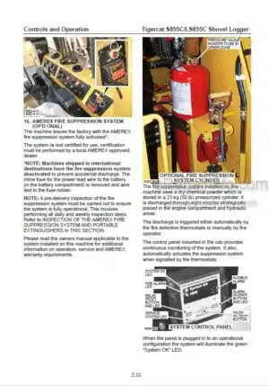 Photo 6 - Tigercat S855C LS855C Operators Manual Shovel Logger 40121AENG