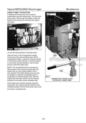 Photo 7 - Tigercat 890 Service Manual Logger 54278AENG