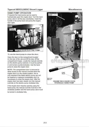 Photo 7 - Tigercat 890 Service Manual Logger 54278AENG