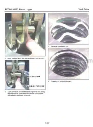 Photo 2 - Tigercat S855D LS855D Service Manual Shovel Logger 45588AENG