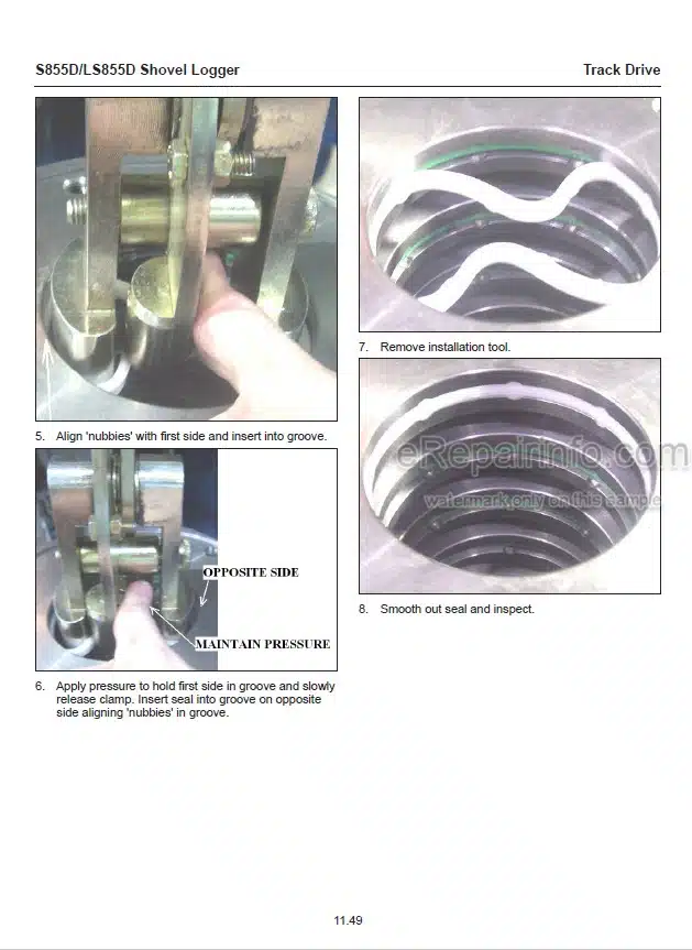 Photo 1 - Tigercat S855D LS855D Service Manual Shovel Logger 45588AENG