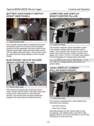 Photo 6 - Tigercat S860 Operators Manual Shovel Logger 25026A