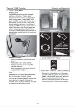 Photo 2 - Tigercat T726E Operators Manual Trencher 33524A
