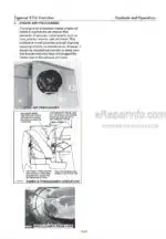 Photo 4 - Tigercat T750 Operators Manual Trencher 13053A