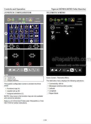 Photo 5 - Tigercat 1135 Operators Manual Harvester 35355A