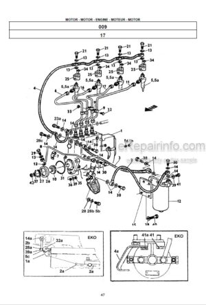 Photo 12 - Zetor 5213 5213 Turbo 5243 5243 Turbo Spare Parts Catalog Tractor 22.22.12.365