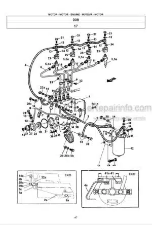 Photo 5 - Zetor 5243 Turbo Spare Parts Catalog Tractor 22.22.12.374