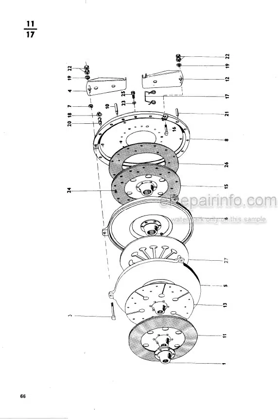 Photo 1 - Zetor 4911 5911 5945 6911 6945 List Of Spare Parts Tractor