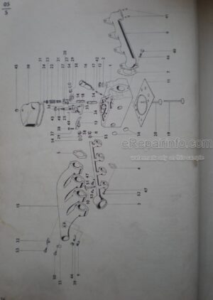 Photo 5 - Zetor 5711 5718 5745 5748 List Of Spare Parts Tractor