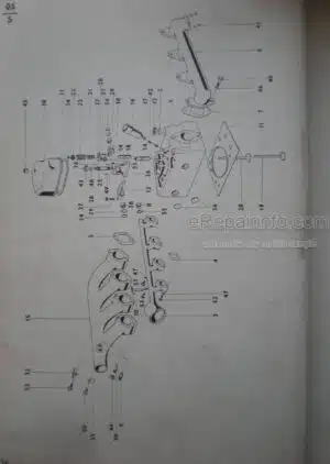 Photo 2 - Zetor 5711 5718 5745 5748 6711 6718 6745 6748 List Of Spare Parts Tractor