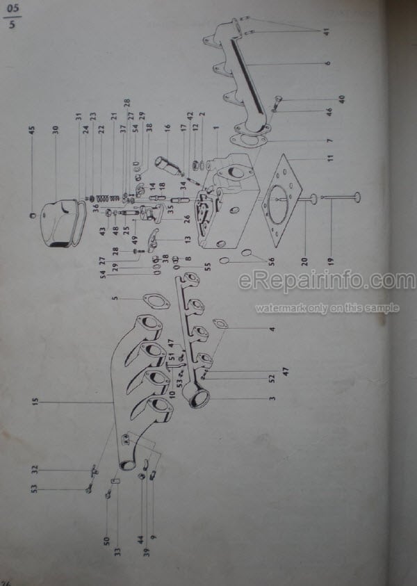 Photo 1 - Zetor 5711 5718 5745 5748 6711 6718 6745 6748 List Of Spare Parts Tractor