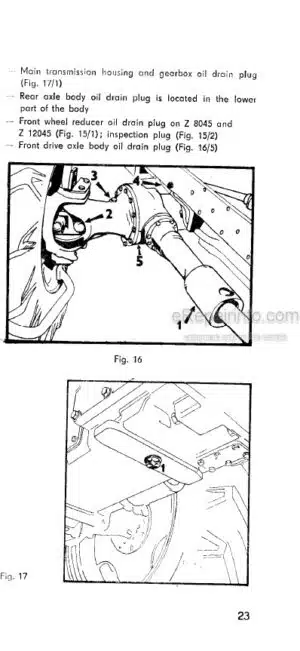 Photo 5 - Zetor 8621 8641 9621 9641 10641 11641 Forterra Turbo Operators Manual Tractor 22.22.12.324