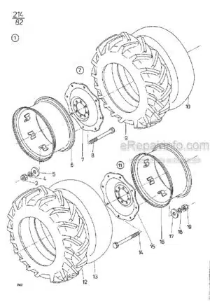Photo 5 - Zetor 8621 8641 9621 9641 10641 11641 Forterra Turbo Spare Parts Catalog Tractor