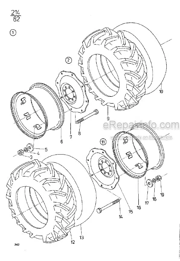 Photo 1 - Zetor 8111 8145 9111 9145 10111 10145 12111 12145 14145 16145 Spare Parts Catalog Tractor