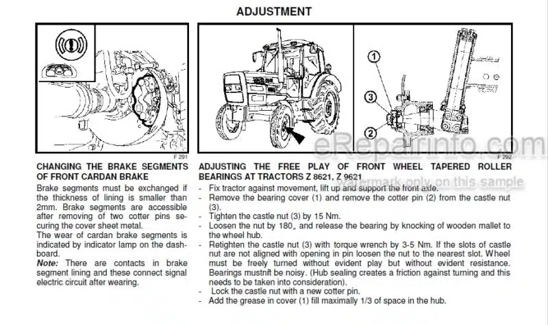 Photo 1 - Zetor 8621 8641 9621 9641 10641 11641 Forterra Turbo Operators Manual Tractor 22.22.12.324