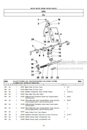 Photo 2 - Zetor 8621 8641 9621 9641 10641 11641 Forterra Turbo Spare Parts Catalog Tractor