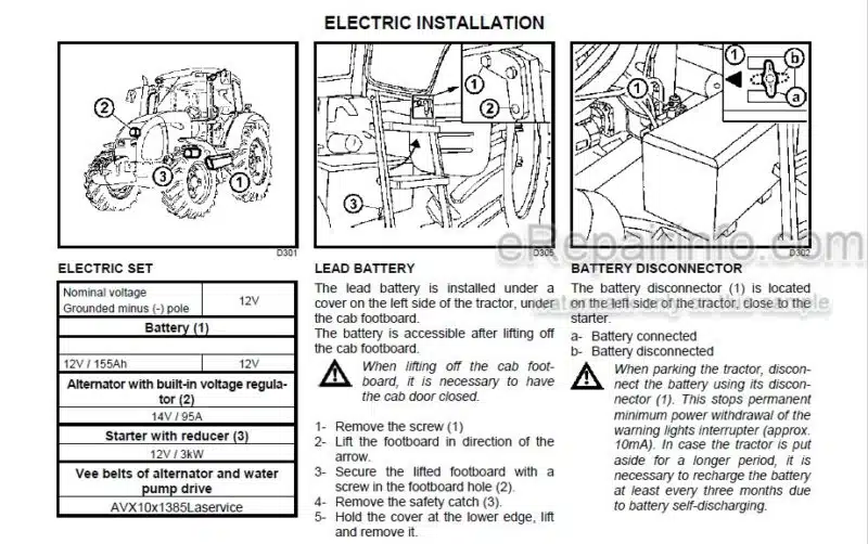 Photo 1 - Zetor 8641 9641 10641 11741.4C 11741 12441 Supplement Operators Manual Tractor 22.22.12.432