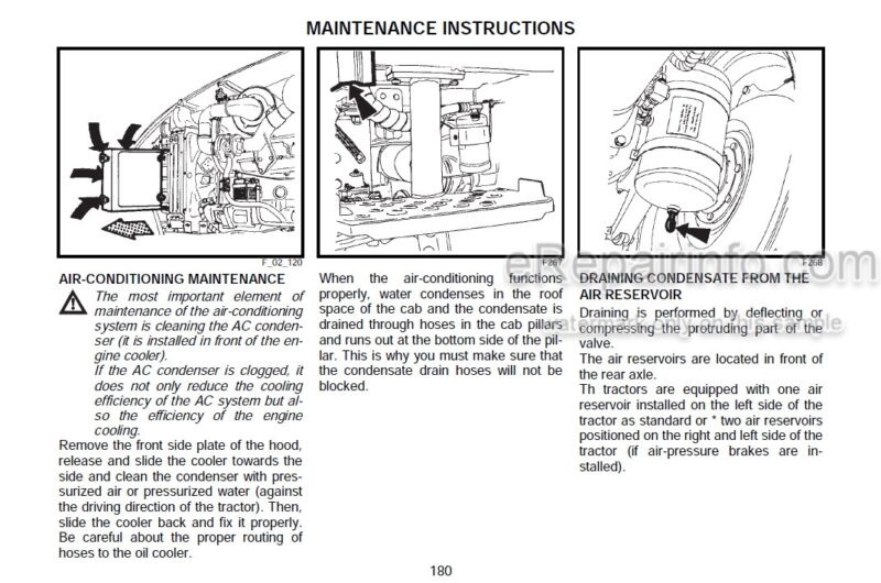 Photo 1 - Zetor Forterra 100 110 120 130 140 Operators Manual Tractor