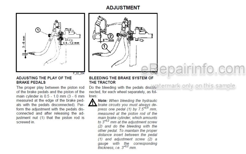 Photo 1 - Zetor Forterra 95 105 115 125 Operators Manual Tractor 22.22.12.488