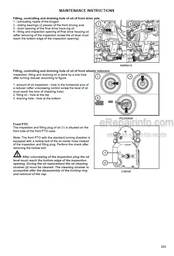 Photo 1 - Zetor Forterra HSX120 HSX130 HSX140 Operators Manual Tractor