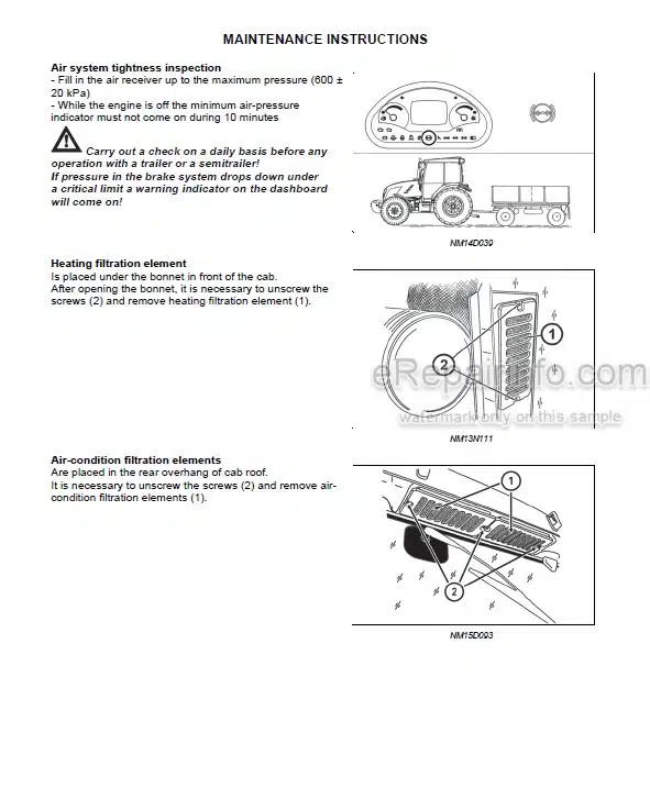 Photo 1 - Zetor Major CL60 CL80 Operators Manual Tractor