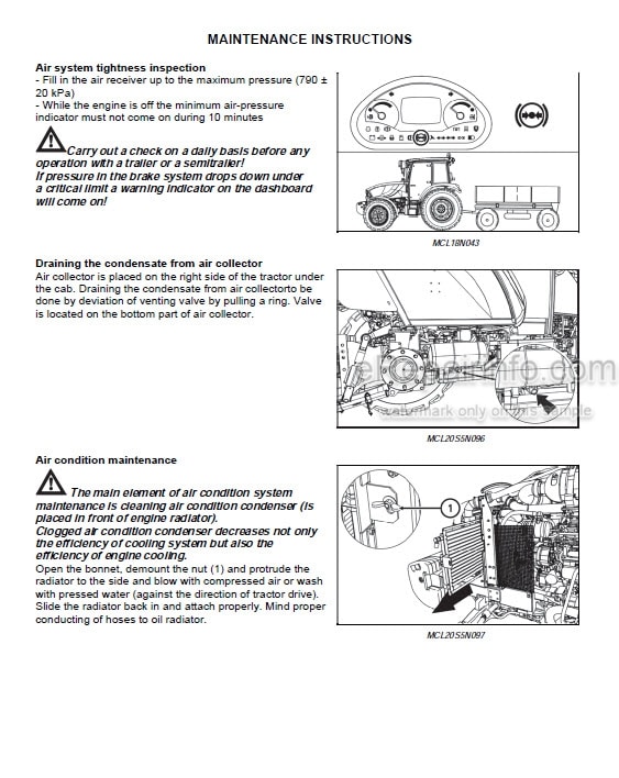 Photo 1 - Zetor Major CL80 Operators Manual Tractor 222.213.578
