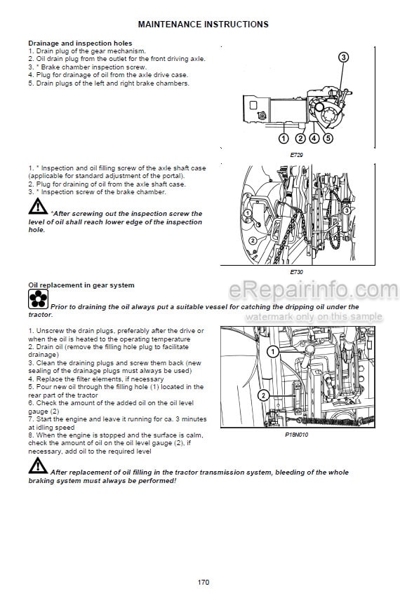 Photo 1 - Zetor Proxima CL100 Operators Manual Tractor